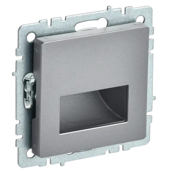 Подсветка ИЭК BRITE LED встраиваемая сталь (ПЛ20-БрС)