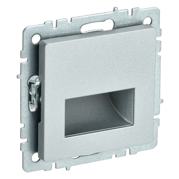 Подсветка ИЭК BRITE LED встраиваемая алюминий (ПЛ20-БрА)