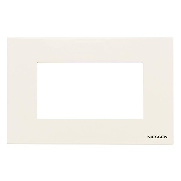 Рамка итальянского стандарта на 4 модуля, серия Zenit, цвет альпийский белый (N2474 BL)