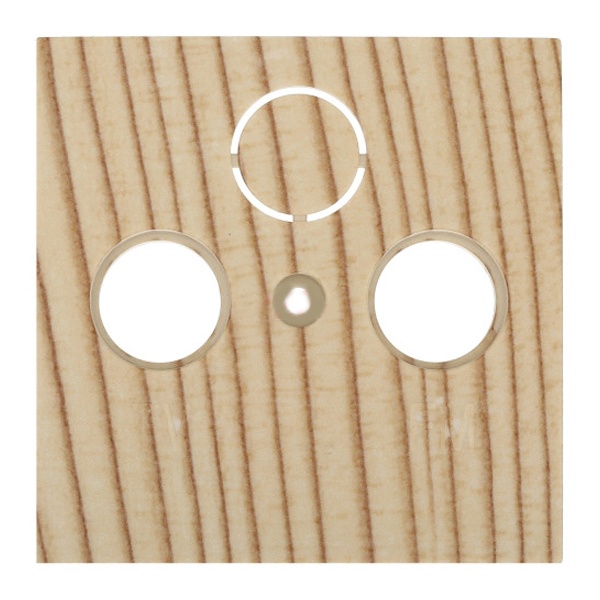 Накладка розетки Экопласт TV+FM+SAT 2(3) LK60, сосна