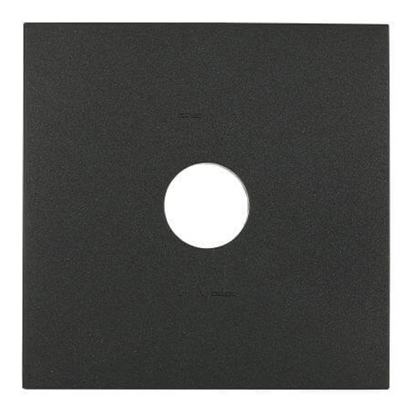 Накладка розетки TV Экопласт LK60, черный бархат