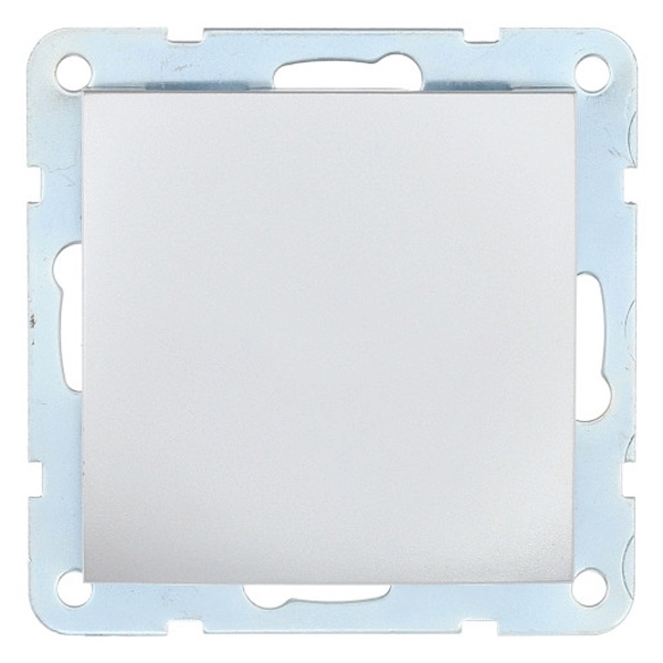 Заглушка с суппортом Экопласт LK60, серебристый металлик