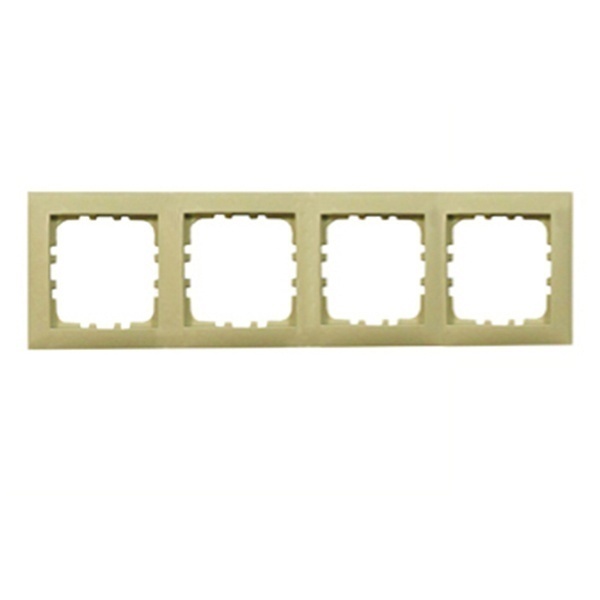 Рамка 4-постовая Экопласт LK60, бежевый