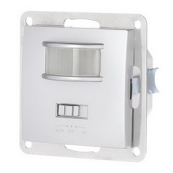 Датчик движения скрытой установки для помещений Экопласт 50-500Вт LK60, белый