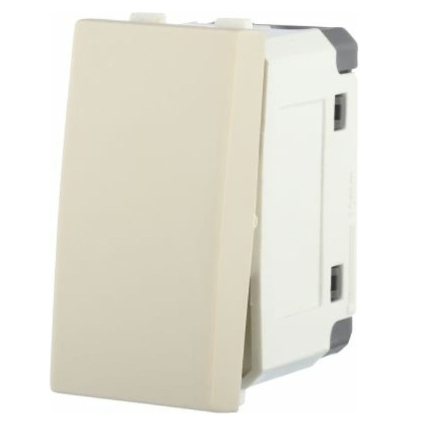Переключатель с двух мест Экопласт 45х22,5мм (схема 6) 16 A, 250 B (бежевый) LK45