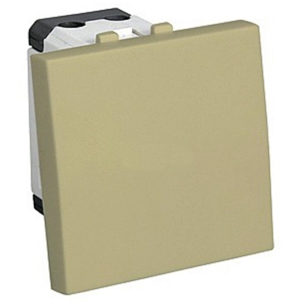 Переключатель Экопласт 45х45 мм LK45 16A, 250B бежевый