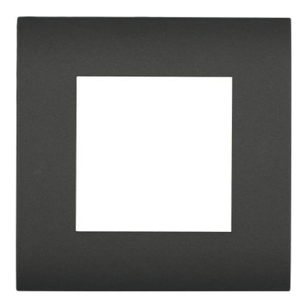 Рамка 1-постовая Экопласт LK45 (черный бархат)