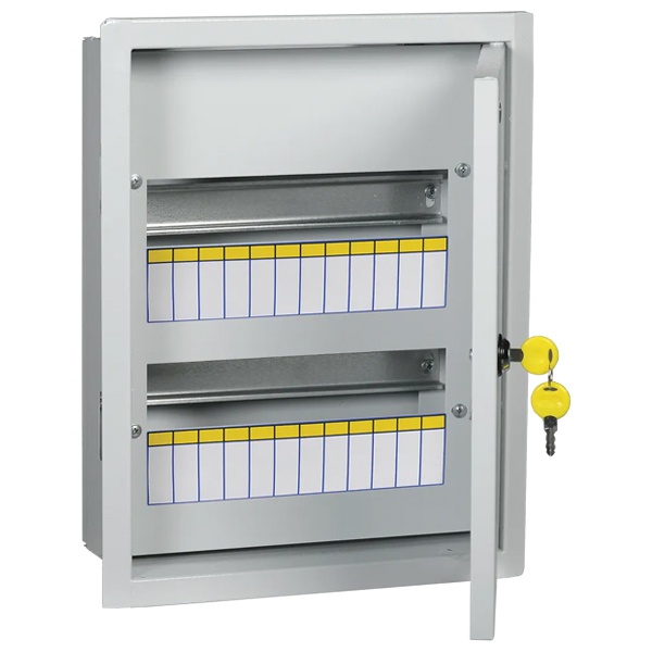 Корпус металлический ИЭК Titan3 ЩРв-24з-3 (2х12) модулей УХЛ3 IP31 серый