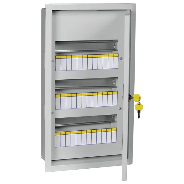 Корпус металлический ИЭК Titan3 ЩРв-36з-3 (3х12) модулей УХЛ3 IP31 серый