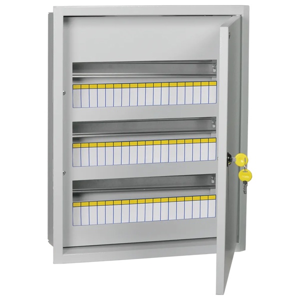 Корпус металлический ИЭК Titan3 ЩРв-54з-3 (3х18) модулей УХЛ3 IP31 серый