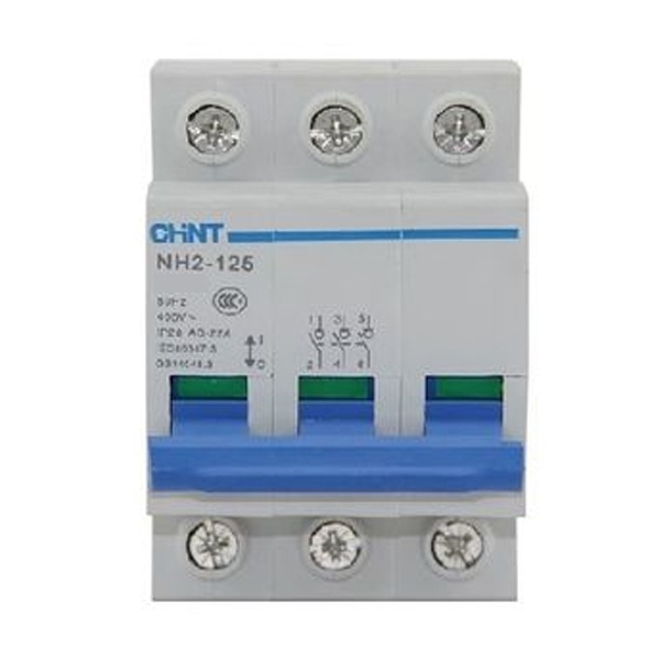 Рубильник модульный Chint NH2-125 3P 32A трехфазный (выключатель нагрузки)