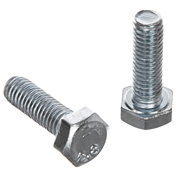 Болт с шестигранной головкой Tech-KREP М6х20 оцинкован DIN933 [коробка 80шт]