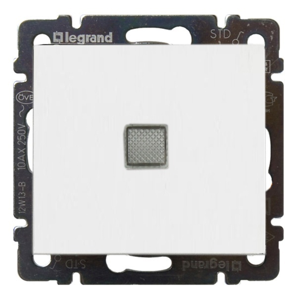 Выключатель Legrand Valena с подсветкой белый (774410 в индивидуальной упаковке)