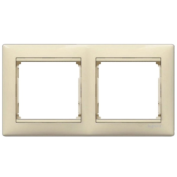 Рамка Legrand Valena 2 поста слоновая кость (774352 в индивидуальной упаковке) (бежевый)