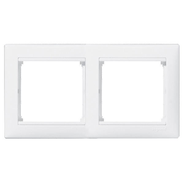 Рамка Legrand Valena 2 поста белая (774452 в индивидуальной упаковке)