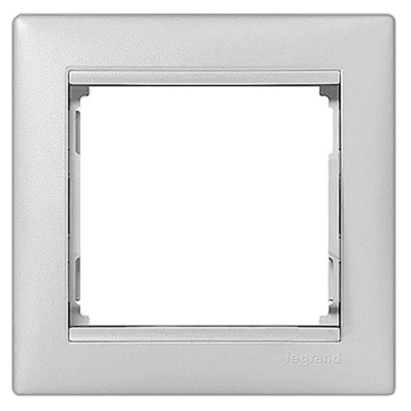 Рамка Legrand Valena 1 пост алюминий (770151 в индивидуальной упаковке)