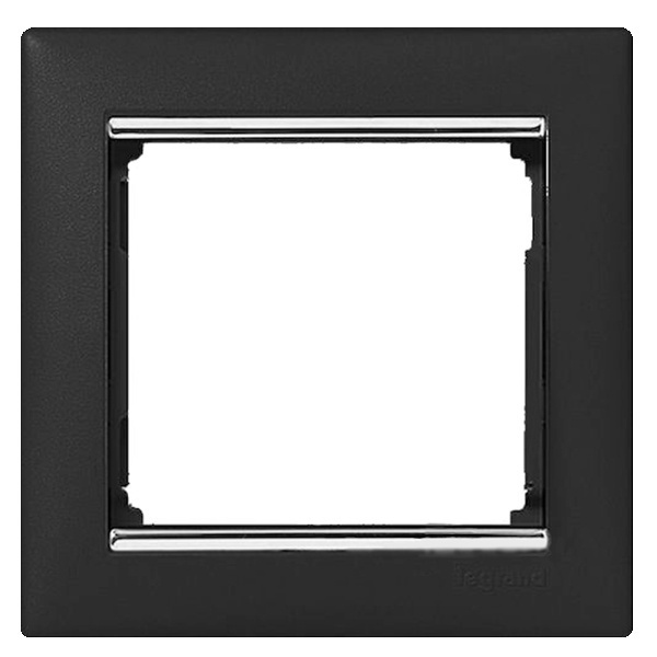 Рамка Legrand Valena 1 пост ноктюрн/серебряный штрих (770391 в индивидуальной упаковке)