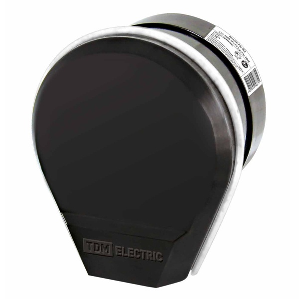 Комплект розетки с вилкой TDM накладной РШ-ВШ 32А 250В 2Р+РЕ круглая черный
