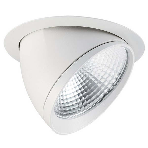 Светильник светодиодный Downlight Signo205 LED 44W 3000K 36° 2900lm поворотный D225/d205x170mm