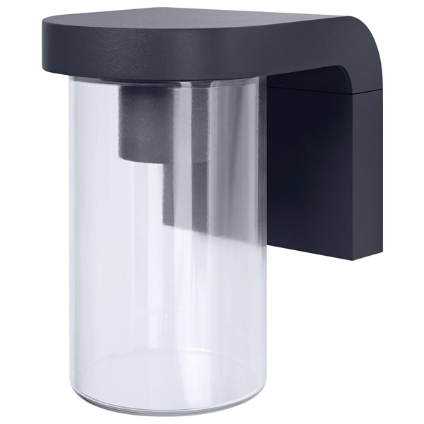 Настенный светильник Ledvance Endura Classic Cascade Wall E27 IP44 прозрачный, темно-серый корпус