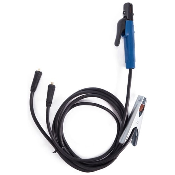 Комплект сварочных проводов Rexant, вилка СКР 10-25, 16мм2, 5м,