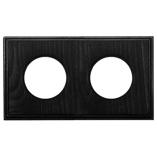 Рамка 2-я форма квадрат Bironi Шедель, дерево цвет Угольно-черный