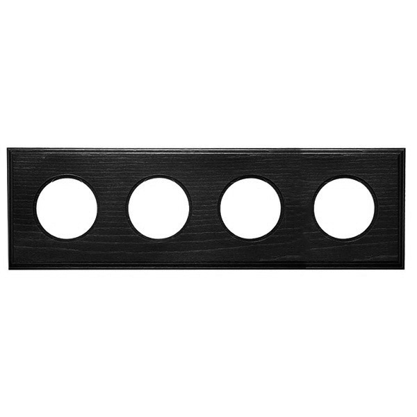 Рамка 4-я форма квадрат Bironi Шедель, дерево цвет Угольно-черный