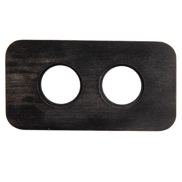 Рамка 2-я Bironi Шедель Верди, дерево цвет Угольно-черный