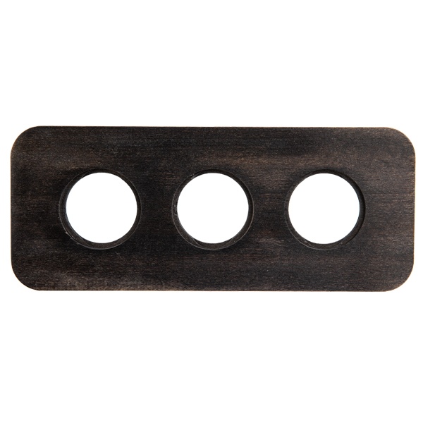 Рамка 3-я Bironi Шедель Верди, дерево цвет Угольно-черный