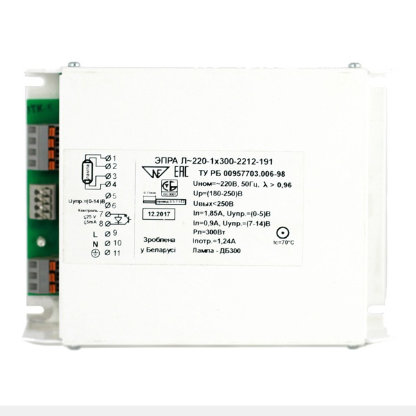 ЭПРА ЭНЭФ Л-220-1х300-2212-191 (300W) для амальгамных ламп