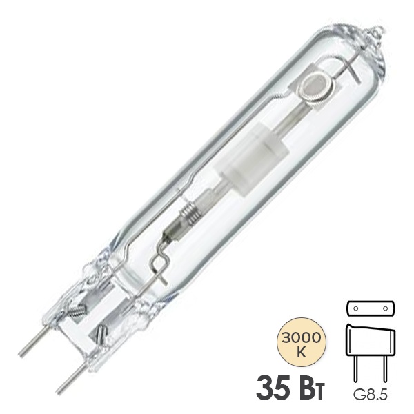 Лампа металлогалогенная Philips CDM-TC Elite 35W/930 3000K G8.5 (МГЛ)