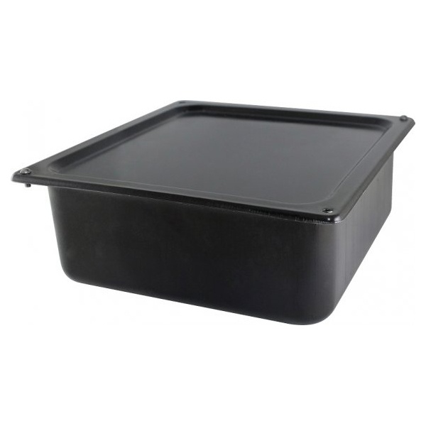 Коробка У-996 протяжная TDM ОП 223х223х85 мм черная металлическая без уплотнителя IP31