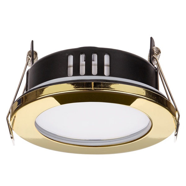 Светильник встраиваемый TDM СВ 01-09 GX53 230 В 50 Гц золото IP54