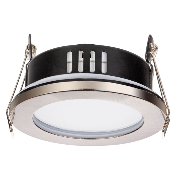 Светильник встраиваемый TDM СВ 01-09 GX53 230 В 50 Гц сатин/никель IP54