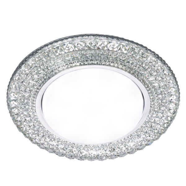 Светильник встраиваемый TDM СВ 03-10 GX53 230В LED подсветка 5 Вт зеркальный/хром