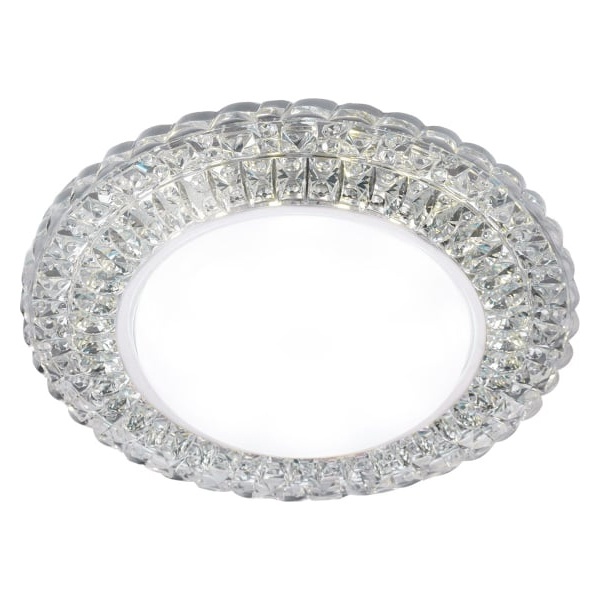 Светильник встраиваемый TDM СВ 03-14 GX53 230В LED подсветка 5 Вт зеркальный/хром