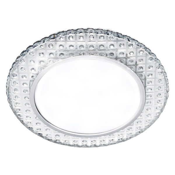 Светильник встраиваемый TDM СВ 03-17 GX53 230В LED подсветка 5 Вт зеркальный/хром