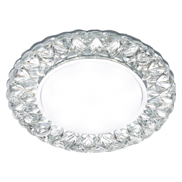 Светильник встраиваемый TDM СВ 03-18 GX53 230В LED подсветка 5 Вт зеркальный/хром