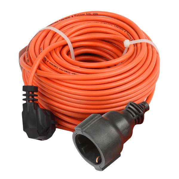 Удлинитель силовой ЭРА UPx-1e-3x0.75-30m в бухте c заземлением 1 розетка 30м ПВС 3х0.75мм2