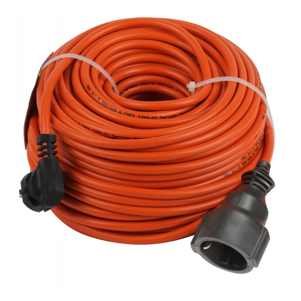 Удлинитель силовой ЭРА UPx-1e-3x1.5-50m в бухте c заземлением 1 розетка 50м ПВС 3х1.5мм2