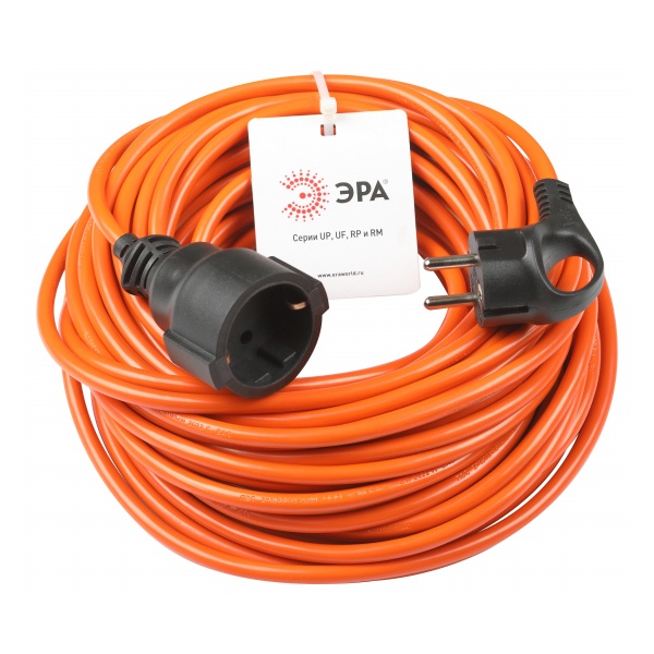 Удлинитель силовой ЭРА UPx-1e-3x1-20m в бухте с заземлением 1 розетка 20м ПВС 3х1мм2