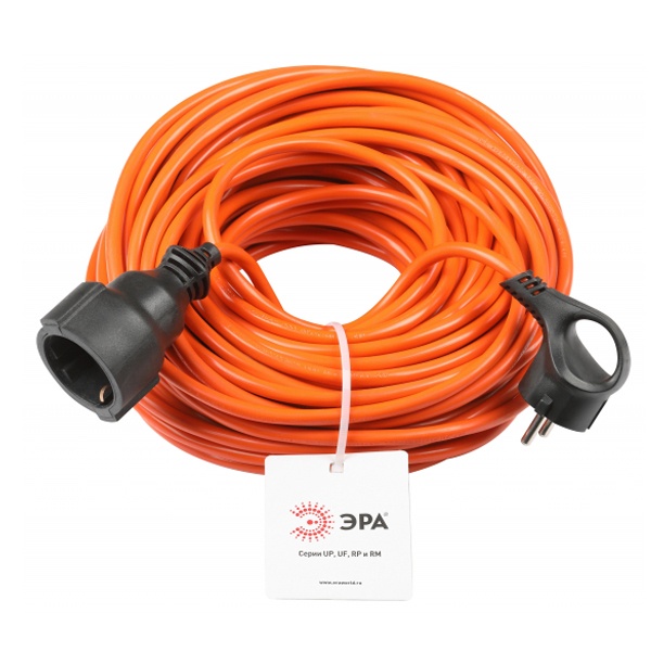 Удлинитель силовой ЭРА UPx-1e-3x1-30m в бухте с заземлением 1 розетка 30м ПВС 3х1мм2