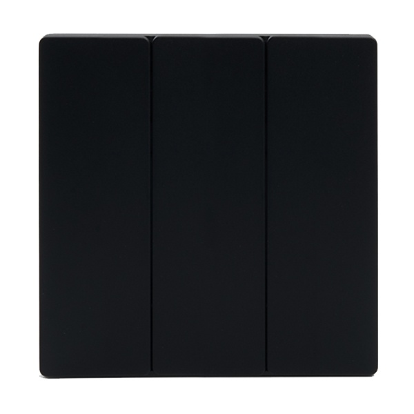 Выключатель дистанционного управления 3-клавишный Feron TM83 (не требует питания) черный