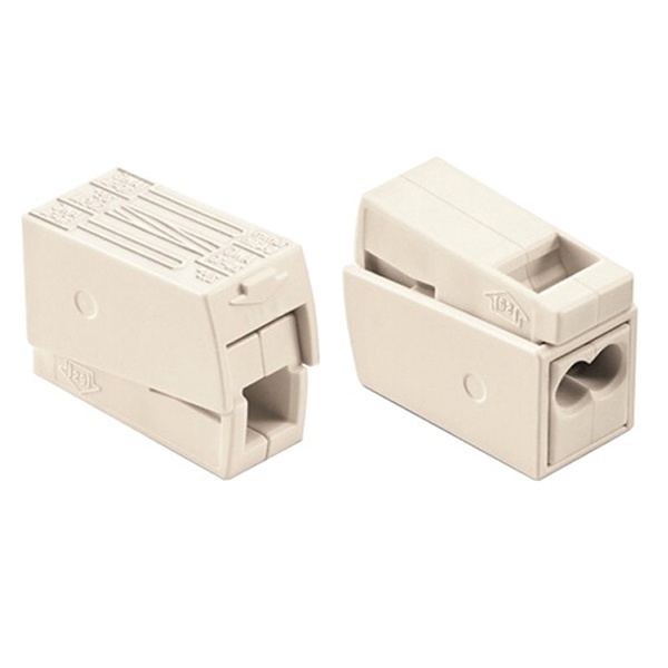 Клеммник WAGO 2+1 (одножильный 1-2,5 мм и многожильный 0,5-2,5 мм) 24-16A Cu [уп. 100шт]