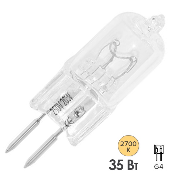 Лампа галогенная капсульная Feron HB6-G4 JCD 35W G4