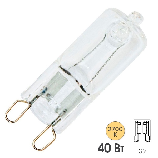 Лампа галогенная капсульная Feron HB9/JCD9 JCD 40W 230V G9
