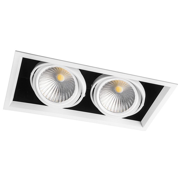 Светодиодный светильник карданный Feron AL212 60W 4000K 230V 5400Lm 35° белый