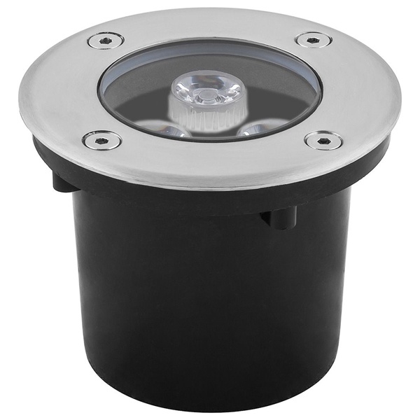 Светодиодный светильник тротуарный (грунтовый) SP4111 3LED 3W холодный белый D100/d70x83mm IP67