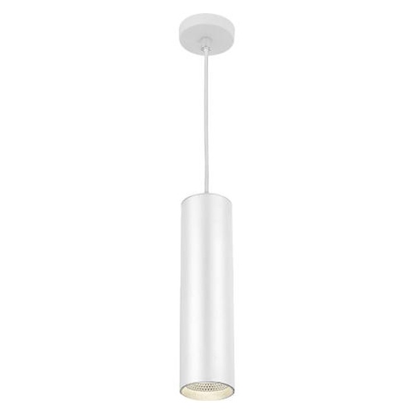 Подвесной светодиодный светильник Feron HL530 15W 4000K 35° 1350Lm белый на подвесе D80xH200