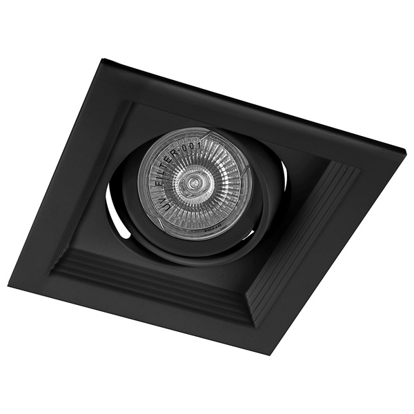 Светильник карданный Feron DLT201 1x50W MAX MR16 G5.3/GU5.3 черный